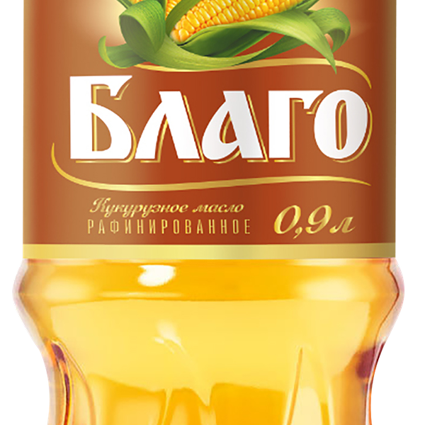 Масло кукурузное Благо рафинированное дезодорированное 900 мл