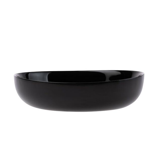 Блюдо для подачи Friends Time Блэк, стекло, 17 см