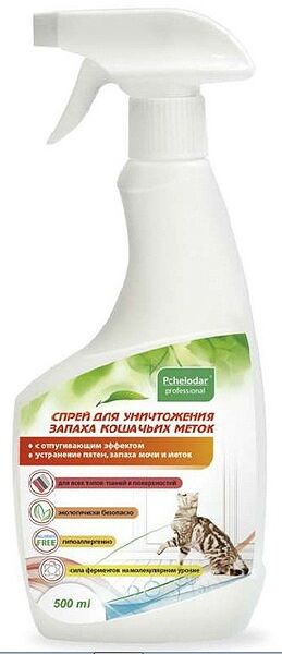 Спрей Пчелодар для уничтожения кошачьих меток (500 мл.)