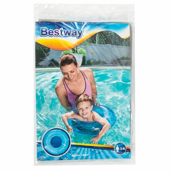 Круг надувной Bestway для плавания 3-6 лет, 46х46х11см