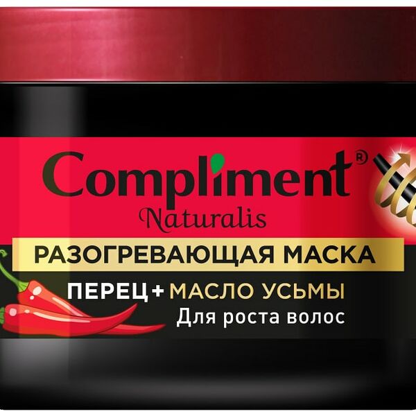 Маска для волос Compliment Naturalis Перец+Масло усьмы 500мл