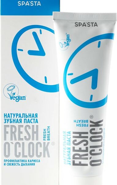 Зубная паста Spasta Fresh Oclock Профилактика кариеса и свежесть дыхания 90мл
