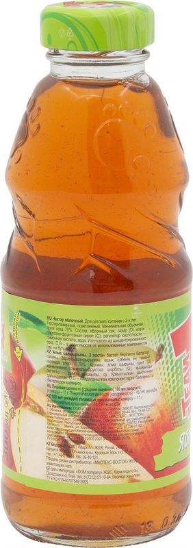 

Нектар Теди Яблоко осветлённый 300 мл