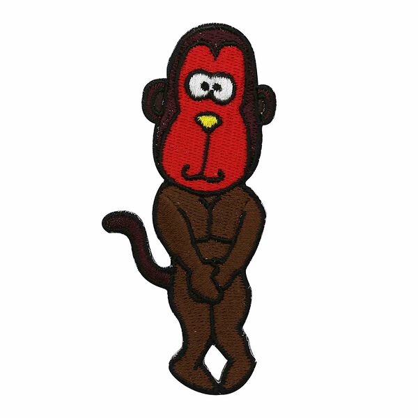 Термоаппликация AD1187 Застенчивая обезьяна Hobby&Pro