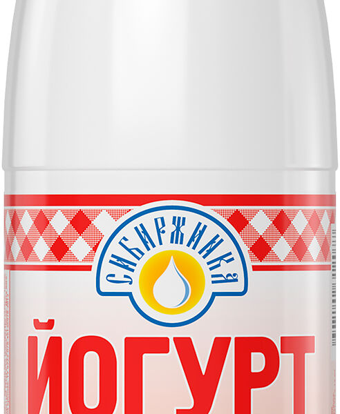 Йогурт питьевой Сибиржинка клубника 2.5% 330 г