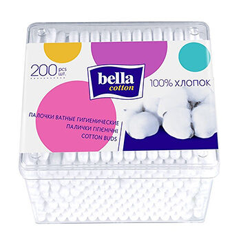 Ватные палочки Bella Cotton 200 шт