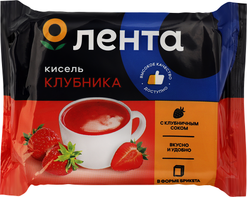Кисель Лента Клубника 190 г