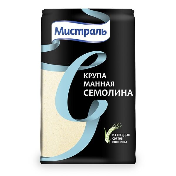 Крупа манная Мистраль Семолина, 450 г