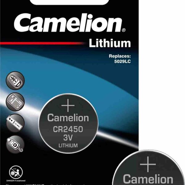 Батарейка CR2450 Camelion CR2450-BP1 3V