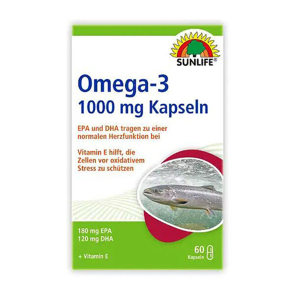 Санлайф Омега 3 1000мг стручок N60