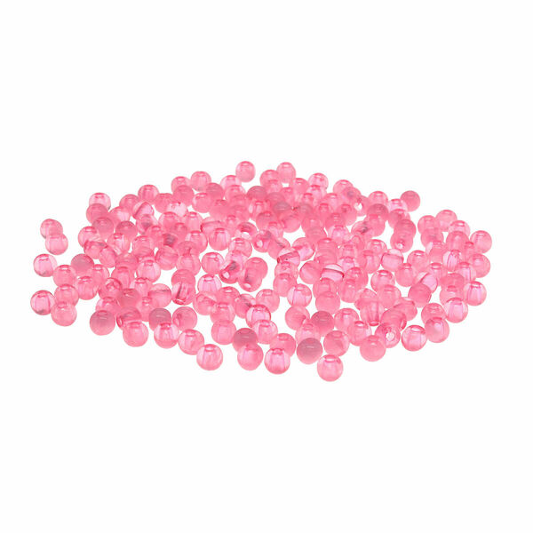 Бусины полупрозрачные 2004 пластик, 4мм, 20гр (600+/- 20шт) Astra&Craft(022 розовый)