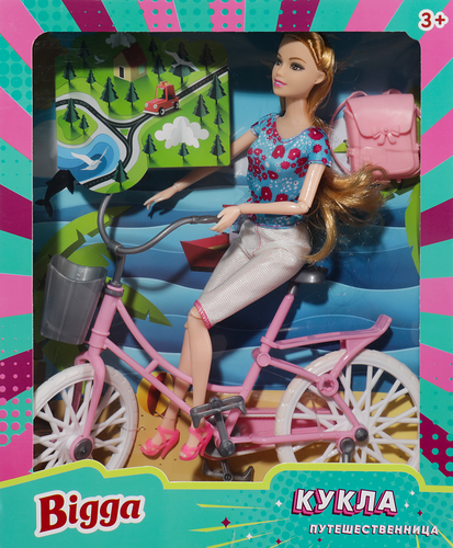 Набор игровой BIGGA Кукла-путешественница, 3 предмета, Арт. B1482272