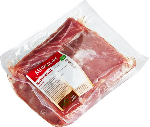 

Свинина Мираторг карбонад охлажденная, вес до 1.4кг