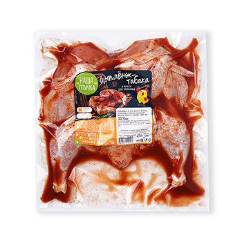 Цыпленок-табака охлажденный Наша Птичка пакет для запекания, Россия