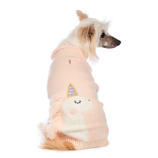 Свитер для собак L розовый (унисекс)