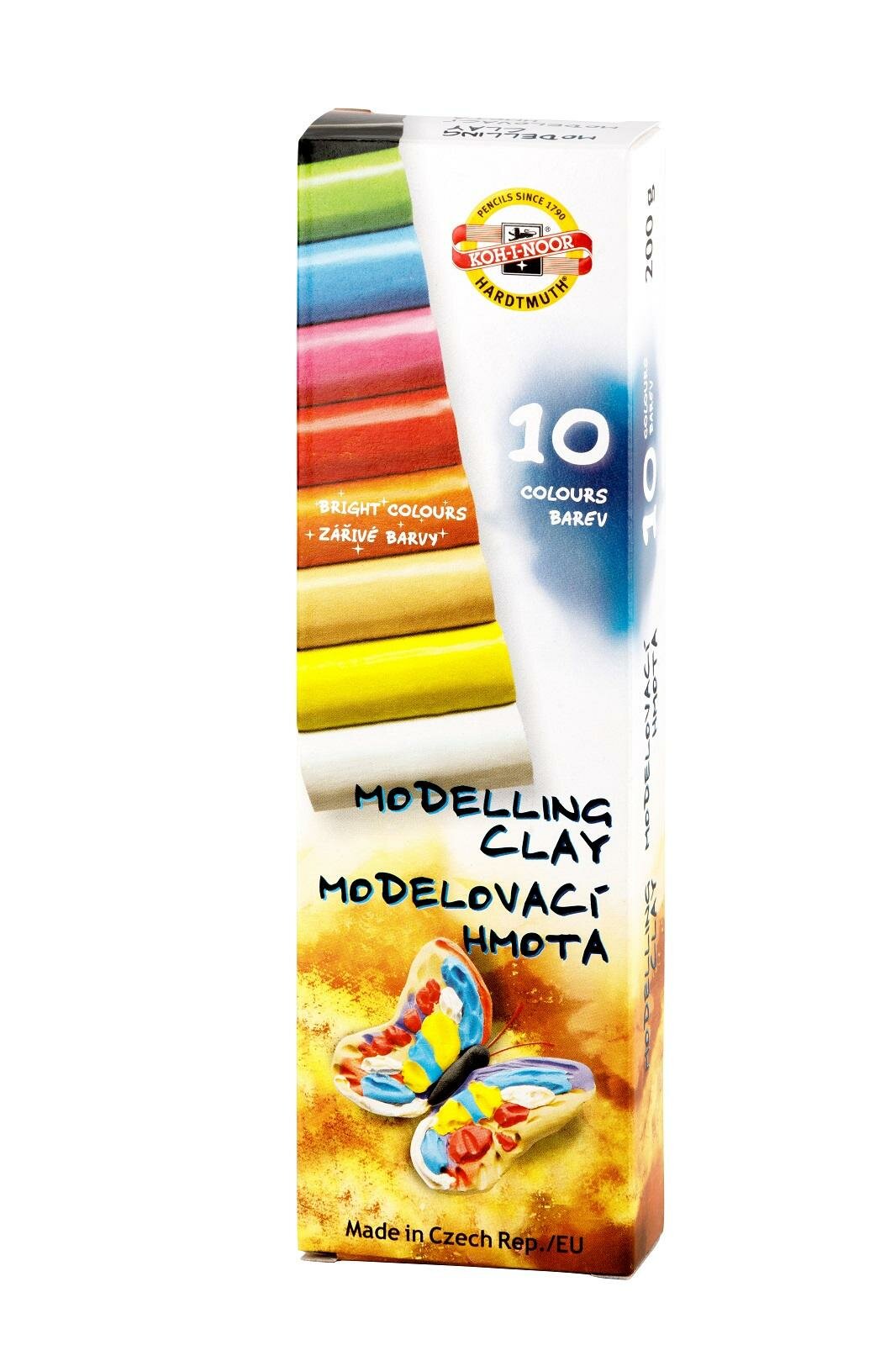 

Пластилин KOH-I-NOOR Бабочка 10 цветов, 200 г