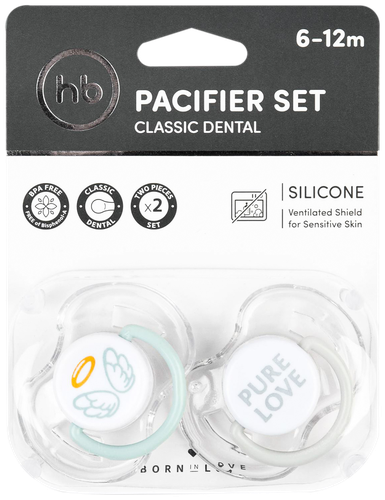 

Набор сосок-пустышек HAPPY BABY с 6 до 12 месяцев, Арт. 13026, 2шт