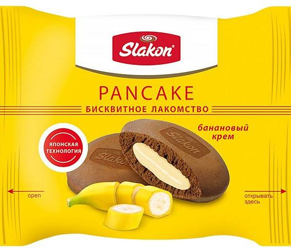 Панкейк Slakon оладьи с банановым вкусом