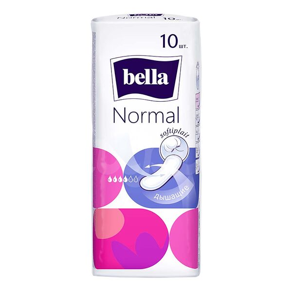 Прокладки Bella Normal 10шт Гигиенические впитывающие
