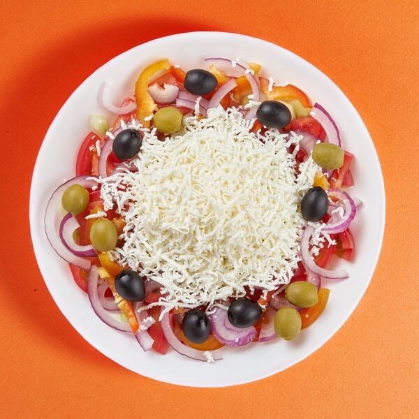 Шопский салат с брынзой