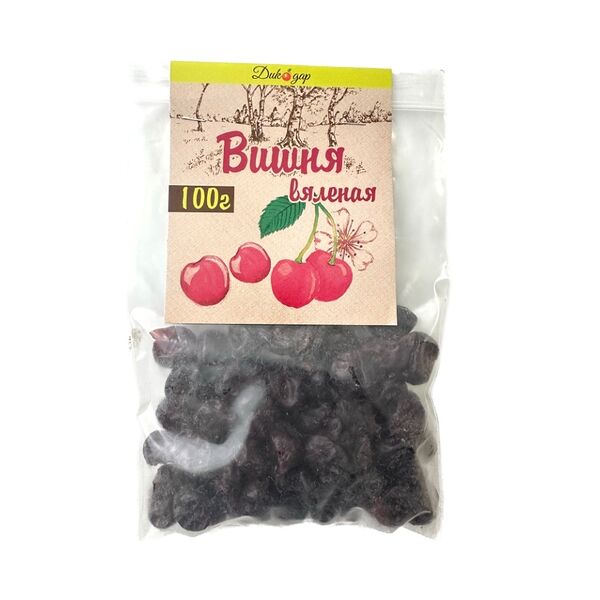 Сухофрукты Дикодар вишня вяленая 100г, Россия