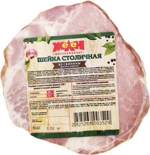 

Шейка ЖЕЛЕН Столичная копчено-вареная, весовая