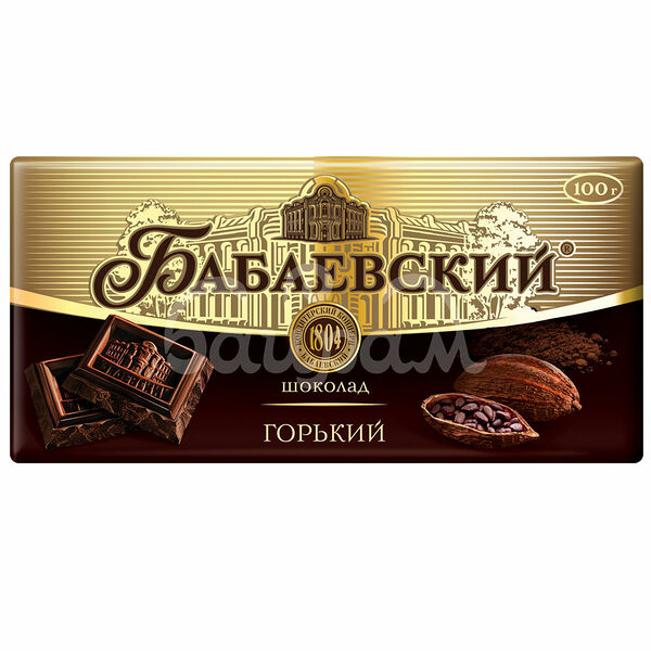 Шоколад Бабаевский 90гр Горький
