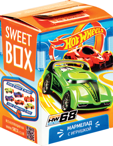 

Мармелад Sweet Box Hot Wheels с игрушкой в ассортименте 10 г