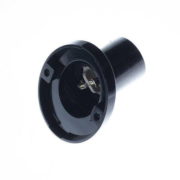 Патрон РЕАЛЬНАЯ ЭЛЕКТРИКА, Е27, настенный, черный