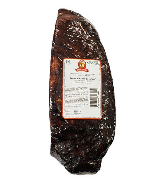 Окорок Мясная лавка Черное золото из свинины варено-копченый 400г