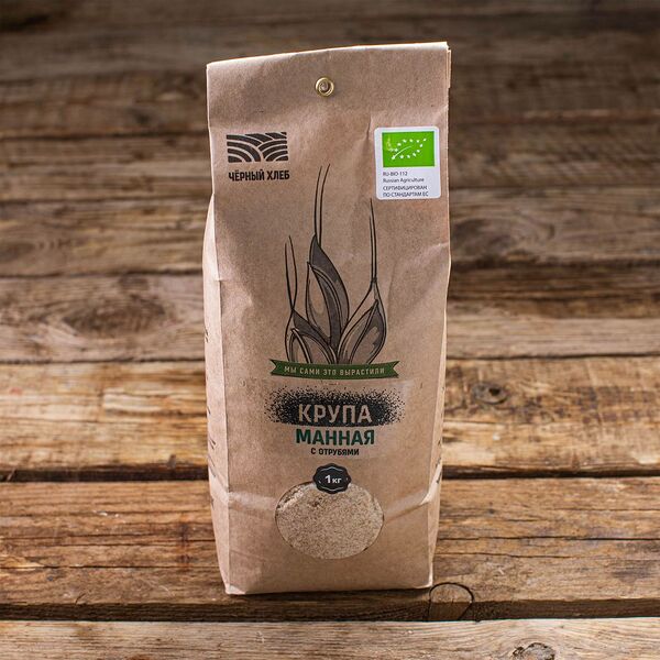 Крупа манная с отрубями Био