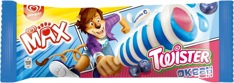 

Фруктовый лед Max Twister Океан с витамином С 67 г