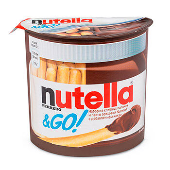 Паста ореховая Nutella&GO с хлебными палочками, 52г