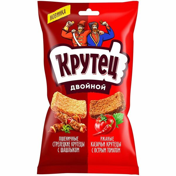 Гренки Крутец смесь Шашлык и томат спайси