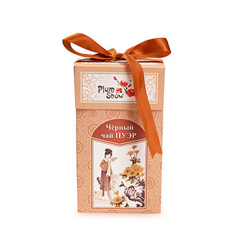 Чай черный листовой Plum Snow Пуэр