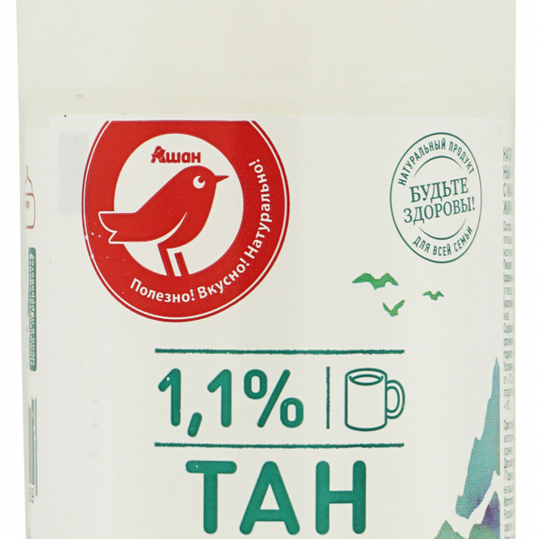 Напиток кисломолочный АШАН Красная птица Тан