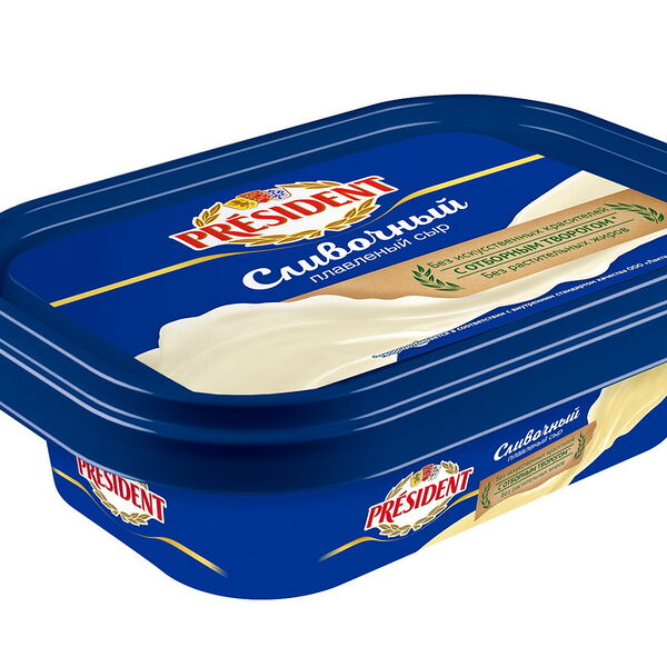 Сыр плавленый ПРЕЗИДЕНТ сливочный жир. 45% 200г