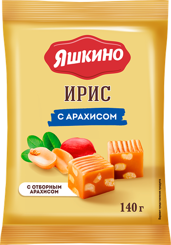Ирис с арахисом Яшкино 140 г