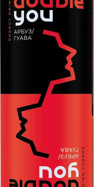 Double you Арбуз-гуава энергетический напиток 0.450л