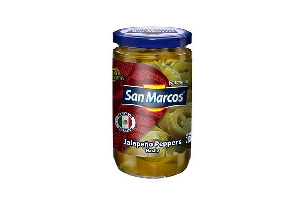 Перец San Marcos Халапеньо маринованный резаный 