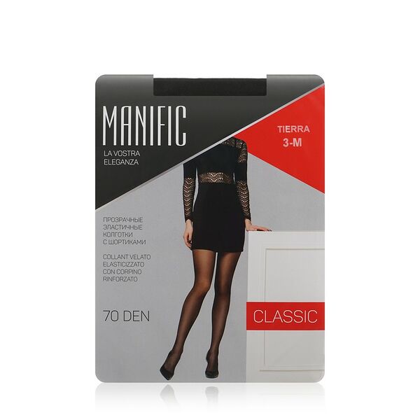 Женские колготки Manific Classic 70den Tierra 3 размер