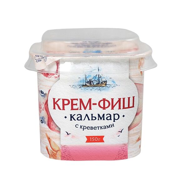 Паста Европром Крем-фиш кальмар с креветками, 150 г