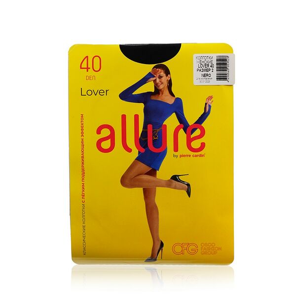 Женские колготки Allure Lover 40den Nero 2 размер