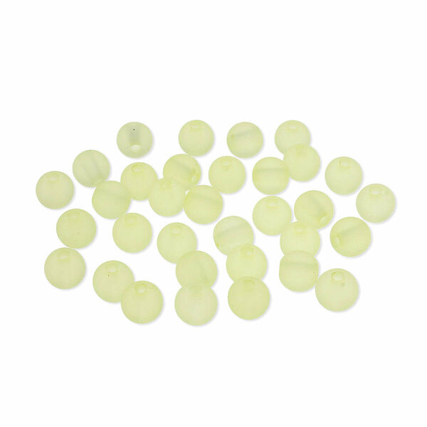 Бусины полупрозрачные 2008 матовые, 8мм, 20гр (70+/-4шт) Astra&Craft(026 желтый)