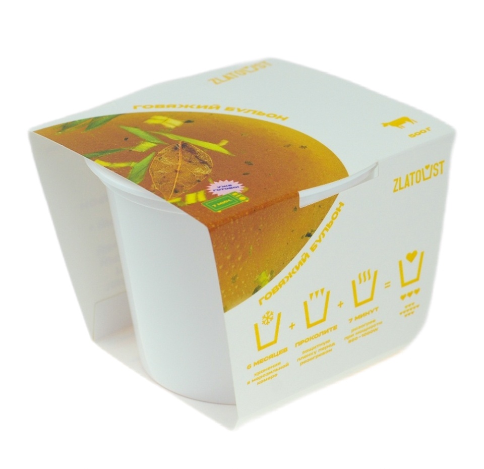 

Бульон костный Златоуст говяжий 500 г, Россия