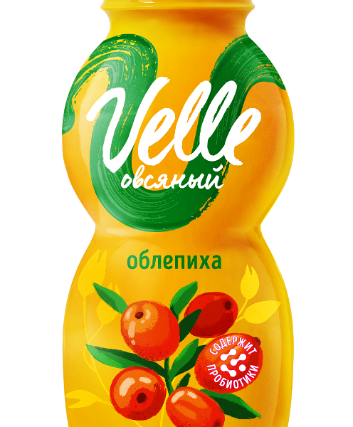 Продукт овсяный питьевой ферментированный Velle облепиха