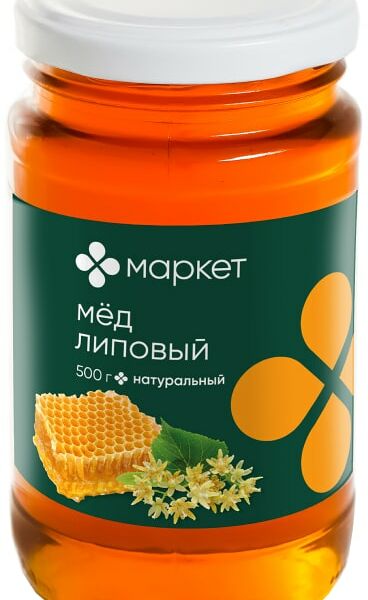 Мед Маркет Липовый 500г