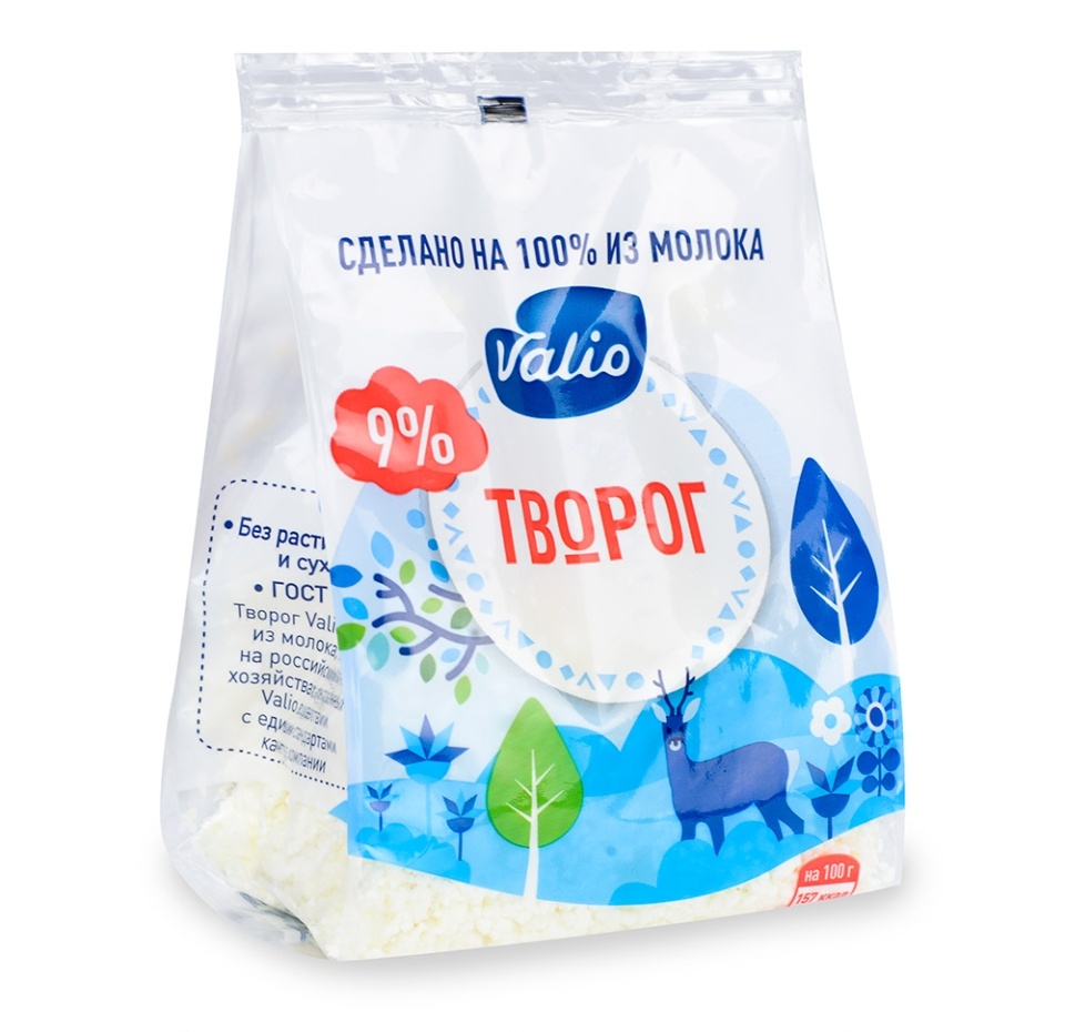 

Творог Valio зерненый 9%, 200 г