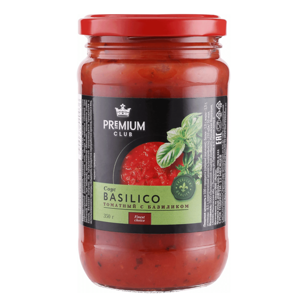 Соус томатный PREMIUM CLUB с базиликом
