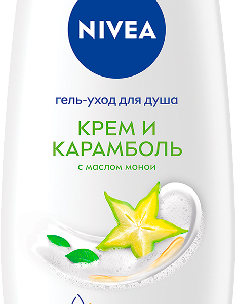 Гель-уход для душа Nivea Крем Карамболь 250 мл